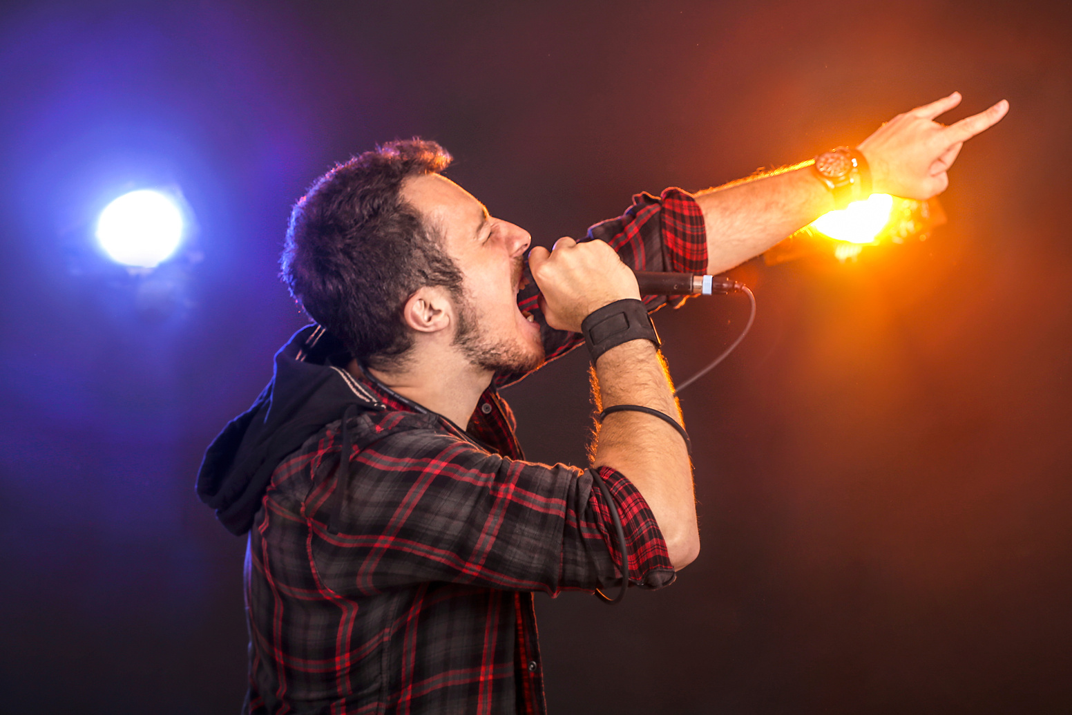 Rock singer